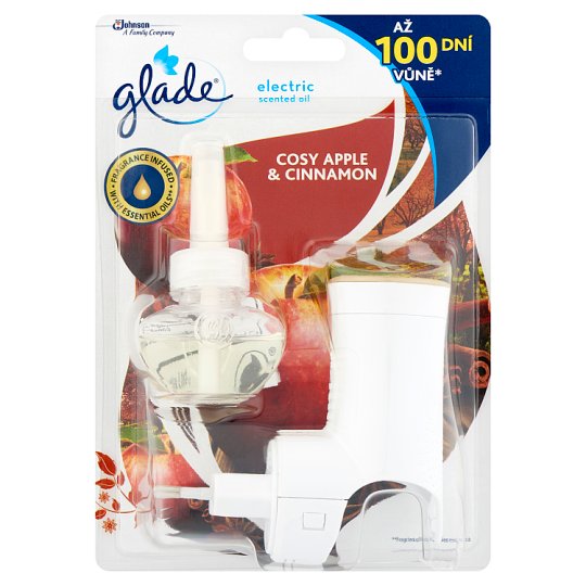 Glade Cosy Apple & Cinnamon Electric Air Freshener with Essential Oil