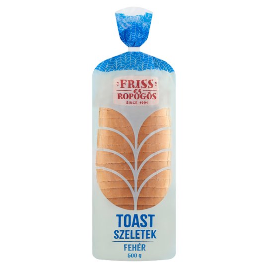 Toast! fehér szeletek 500 g