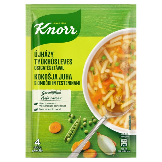 Knorr Újházy tyúkhúsleves csigatésztával 67 g