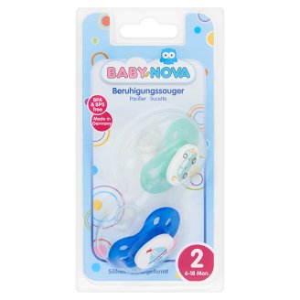 Baby-Nova szilikon anatómiai cumi 6-18 hónapos korig 2 db