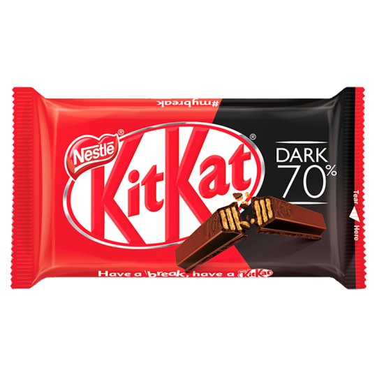 KitKat Crunchy Wafer with Dark Chocolate Coating 41,5 g - Tesco Online ...