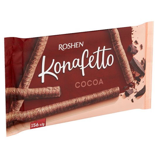 Roshen Konafetto kakaós krémmel töltött ostyarúd 156 g