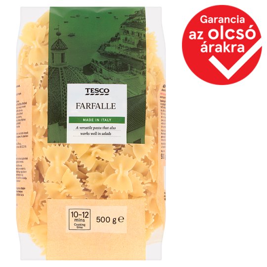 Tesco Farfalle durum száraztészta 500 g
