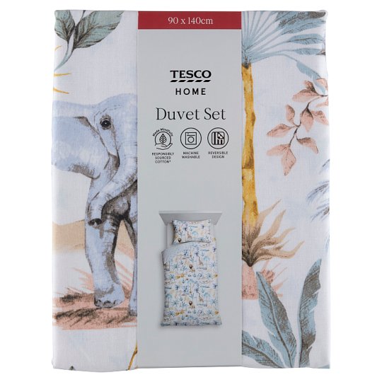 Tesco Home Duvet Set 90 cm x 140 cm Tesco Online, Tesco From Home