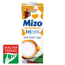 Mizo UHT Low-Fat Lactose-Free Milk 1,5% 1 l