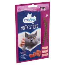 PreVital Meaty Sticks with Veal for Adult Cats 3 x 5 g