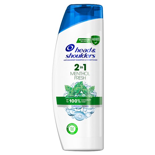 Head & Shoulders Menthol 2az1-ben Korpásodás Elleni Sampon, 360 ml