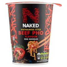 Naked Viatnamese Style Beef Pho Flavour Egg Noodles 78 g