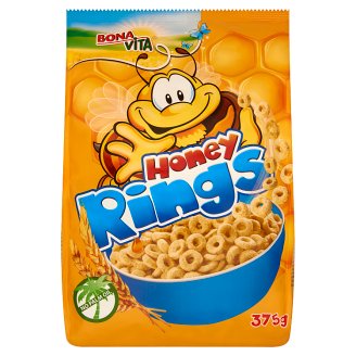 Bona Vita Honey Rings mézes gabonakarikák 375 g