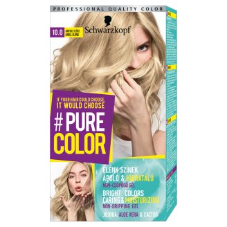 Schwarzkopf #Pure Color tartós hajfesték 10.0 Angyal szőke