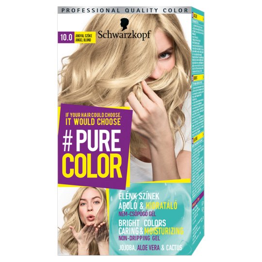 Schwarzkopf #Pure Color tartós hajfesték 10.0 Angyal szőke