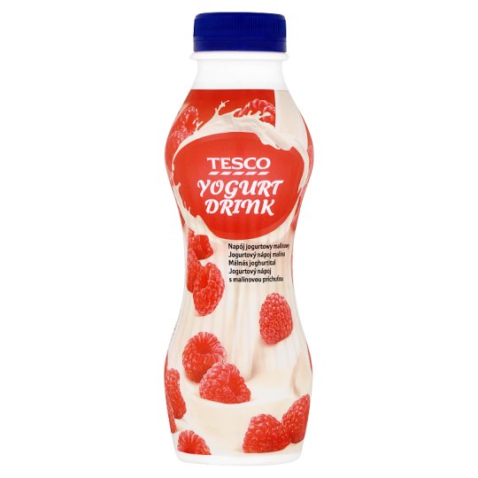 Tesco zsírszegény málnás joghurtital 350 g