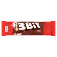 3Bit Milk Chocolate Bar with Biscuit and Cream Filling 46 g