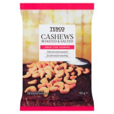 Tesco Roasted & Salted Cashews 150 g