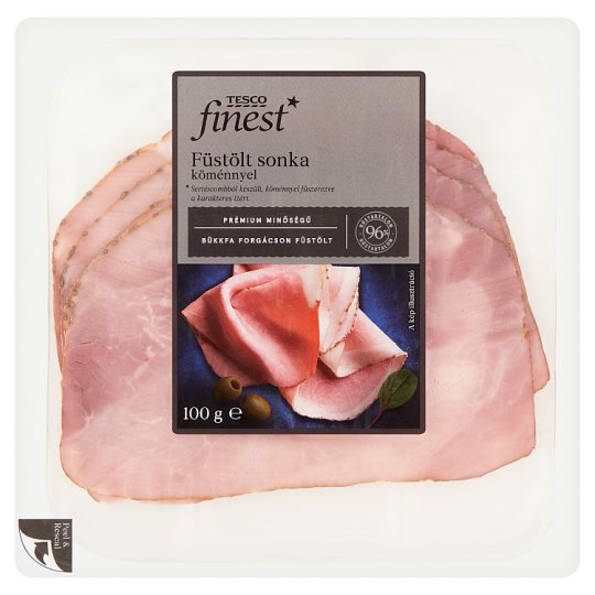 Tesco Finest Sliced Smoked Ham with Cumin 100 g Tesco Online, Tesco