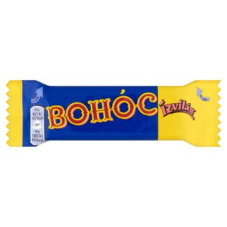 Ízvilág Bohóc étcsokoládéval bevont szelet narancsos és rumos ízű kakaós töltelékkel 25 g