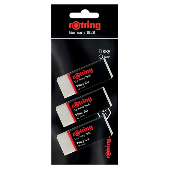 Rotring Tikky 30 Eraser 3 pcs Tesco Online, Tesco From Home, Tesco