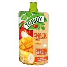 Topjoy Snack rostos alma-mangó-banán püré zabpehellyel 100 g