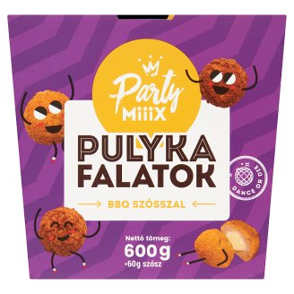 Party Miiix pulyka falatok BBQ szósszal 660 g