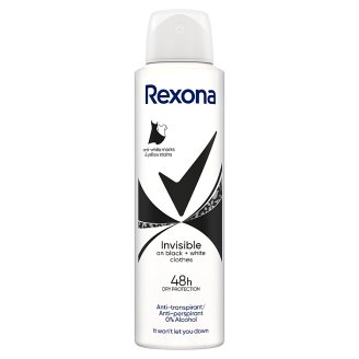 Rexona Invisible black & white izzadásgátló aeroszol 150 ml