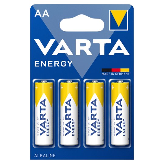 Varta Energy AA LR6 1,5 V nagy teljesítményű alkáli elem 4 db