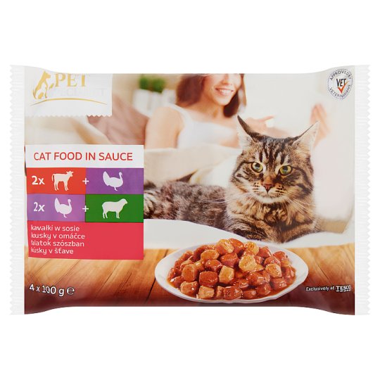 Tesco Pet Specialist Complete Cat Food in Sauce for Adult Cats in Two