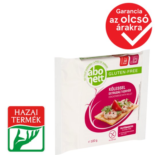 Abonett gluténmentes extrudált kenyér kölessel 100 g