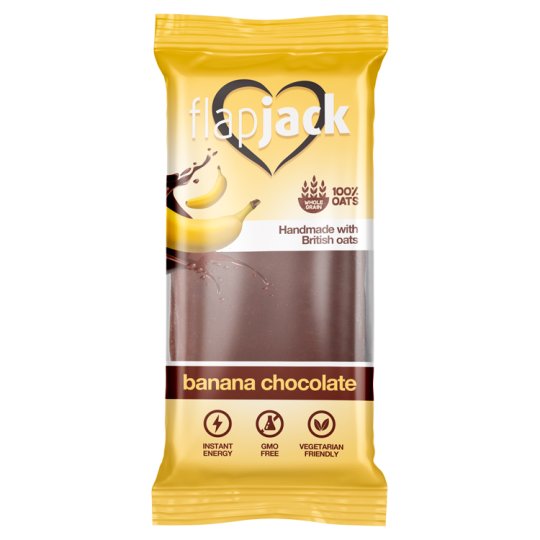 FlapJack banános zabszelet étbevonóval 100 g Tesco Online, Tesco
