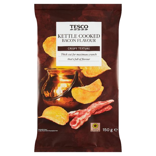 Tesco Bacon Flavored Potato Chips 150 g - Tesco Online, Tesco From Home ...