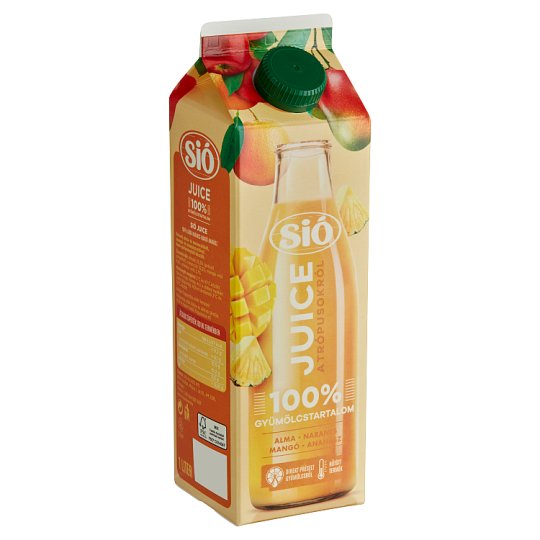 Sió 100% Apple-Orange-Mango-Pineapple Juice 1 l - Tesco Online, Tesco ...