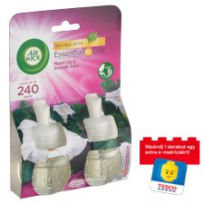 Air Wick Éji Liliom és Bársonyos Szatén elektromos utántöltő légfrissítő készülékhez 2 x 19 ml