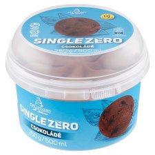 Gelatiamo Single Zero Lactose-Free Chocolate Ice Cream with Chocolate Sauce, Sweeteners 500 ml