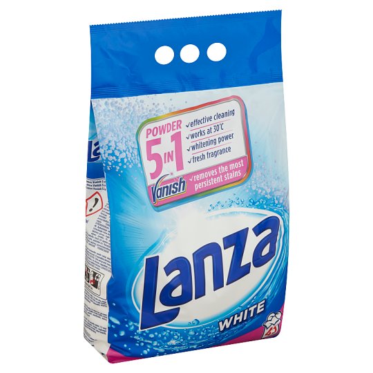 Lanza Vanish Ultra 2in1 mosópor fehér ruhákhoz 45 mosás 3,375 kg