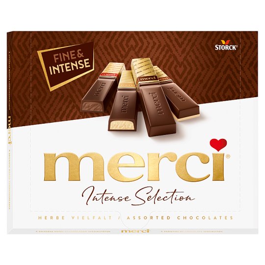 Merci Finest Selection 4 étcsokoládé-különlegesség 250 g