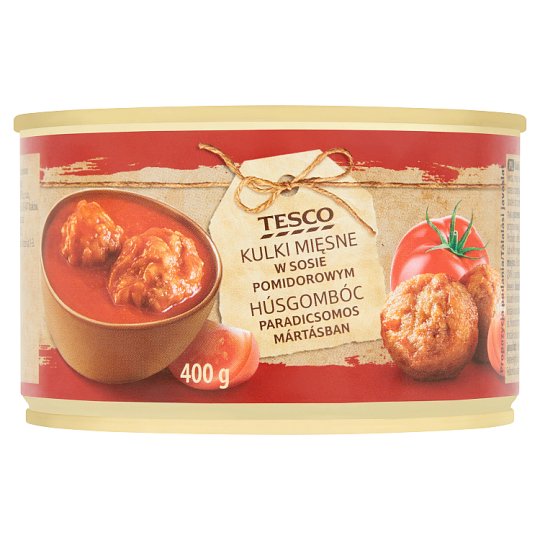 Tesco húsgombóc paradicsomos mártásban 400 g