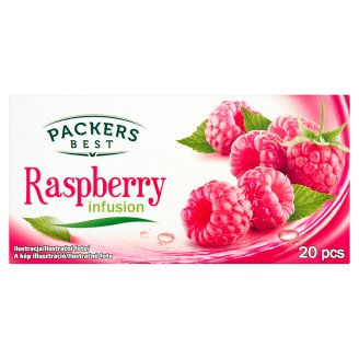 Packers Best Raspberry Infusion málnaízű filteres gyümölcstea 20 filter 40 g