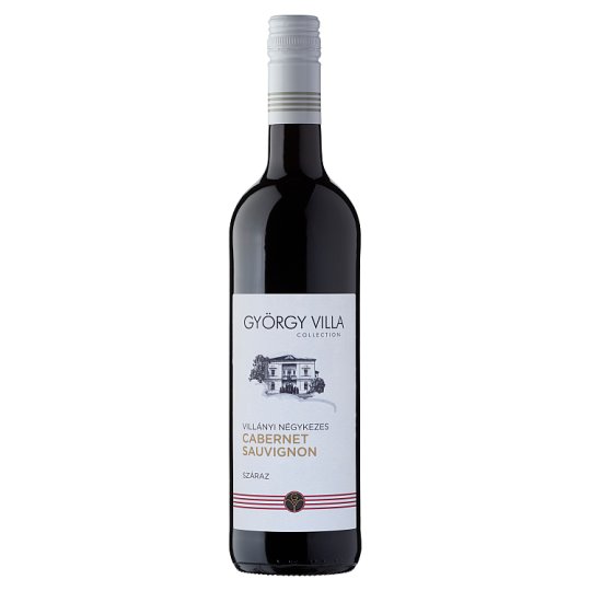 György Villa Négykezes Villányi Cabernet Sauvignon Dry Red Wine 750 ml