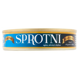 Sea Fish egész sprotni növényi olajban 160 g
