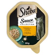 Sheba Complete Wet Food for Adult Cats with Turkey and Vegetables 85 g