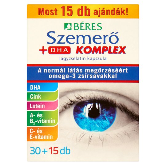 Béres Szemerő + DHA Komplex lágyzselatin kapszula 45 db 34,65 g