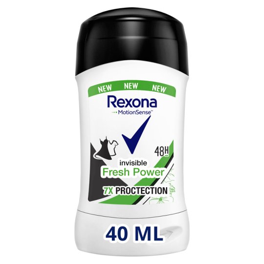 Rexona Invisible Fresh Power 7in1 AntiPerspirant Stick 40 ml Tesco