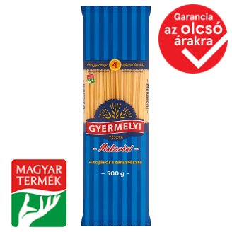 Gyermelyi makaróni 4 tojásos száraztészta 500 g