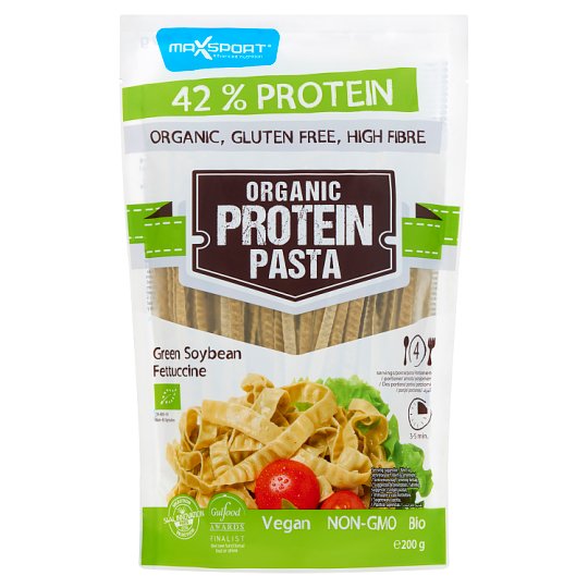 MaxSport Organic Green Soybean Fettuccine Protein Pasta 200 g Tesco