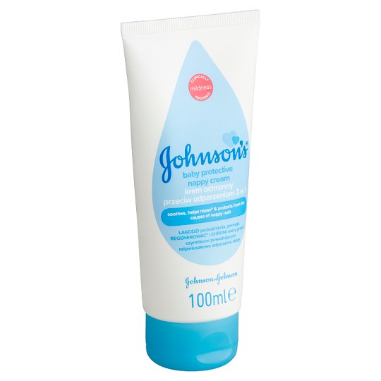 Johnson's 3 in 1 Baby Protective Nappy Cream 100 ml Tesco Online