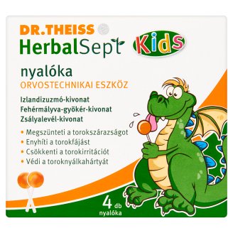Dr.Theiss HerbalSept Kids nyalóka 4 db