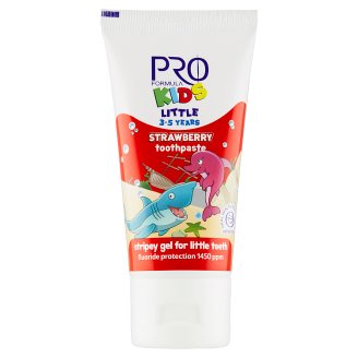 Tesco Pro Formula Kids eper ízű fogkrém 3-5 éveseknek 50 ml