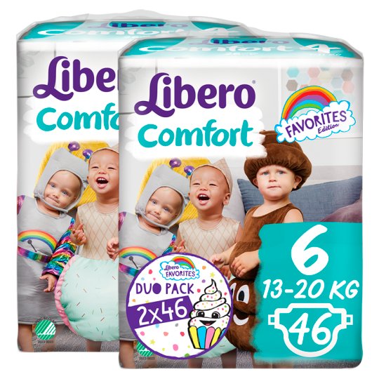 Libero Comfort 6 13-20 kg nadrágpelenka 2 x 46 db