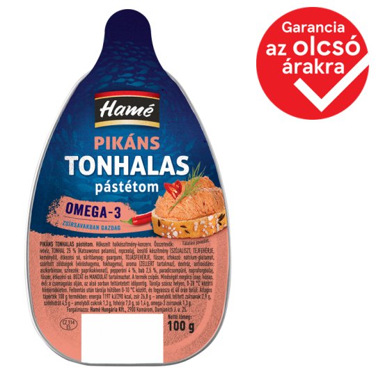 Hamé pikáns tonhalas krém 100 g
