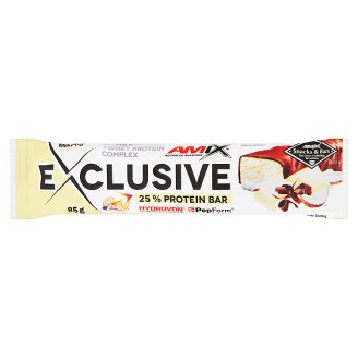 Amix Exclusive Bar fehér csokoládé-kókusz ízű protein szelet 85 g