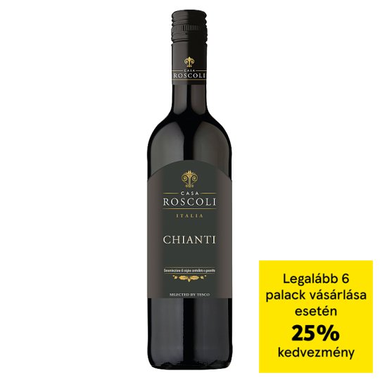 Casa Roscoli Chianti száraz vörösbor 12% 750 ml